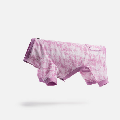 Pijama para perros - Tie Dye rosa