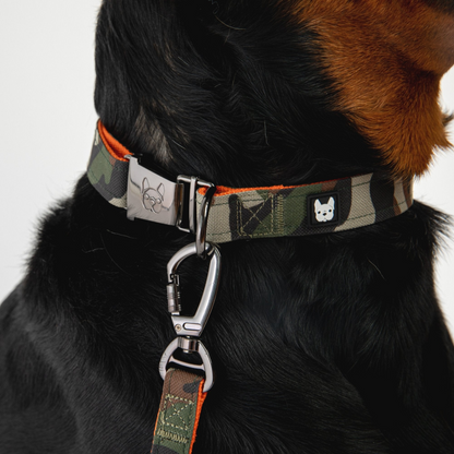 Collar para perros de popelín - Camuflaje