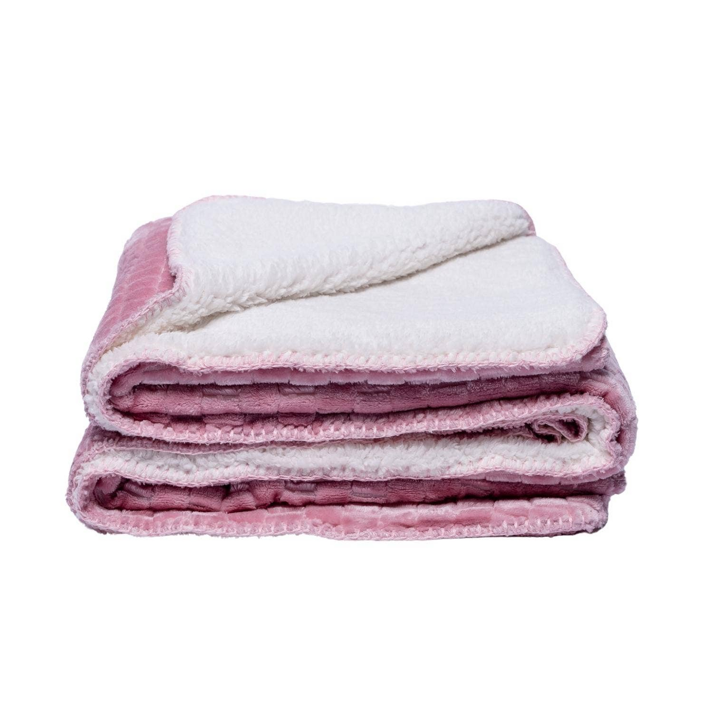 Family Textured Luxury Sherpa Pet Blanket (50 IN x 60 IN)