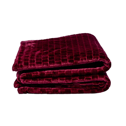 Family Textured Luxury Sherpa Pet Blanket (50 IN x 60 IN)