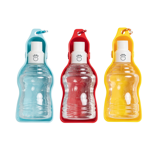 Pet Water Bottle With Foldout Bowl