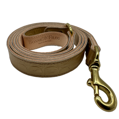 Croc Leather Dog Leashes