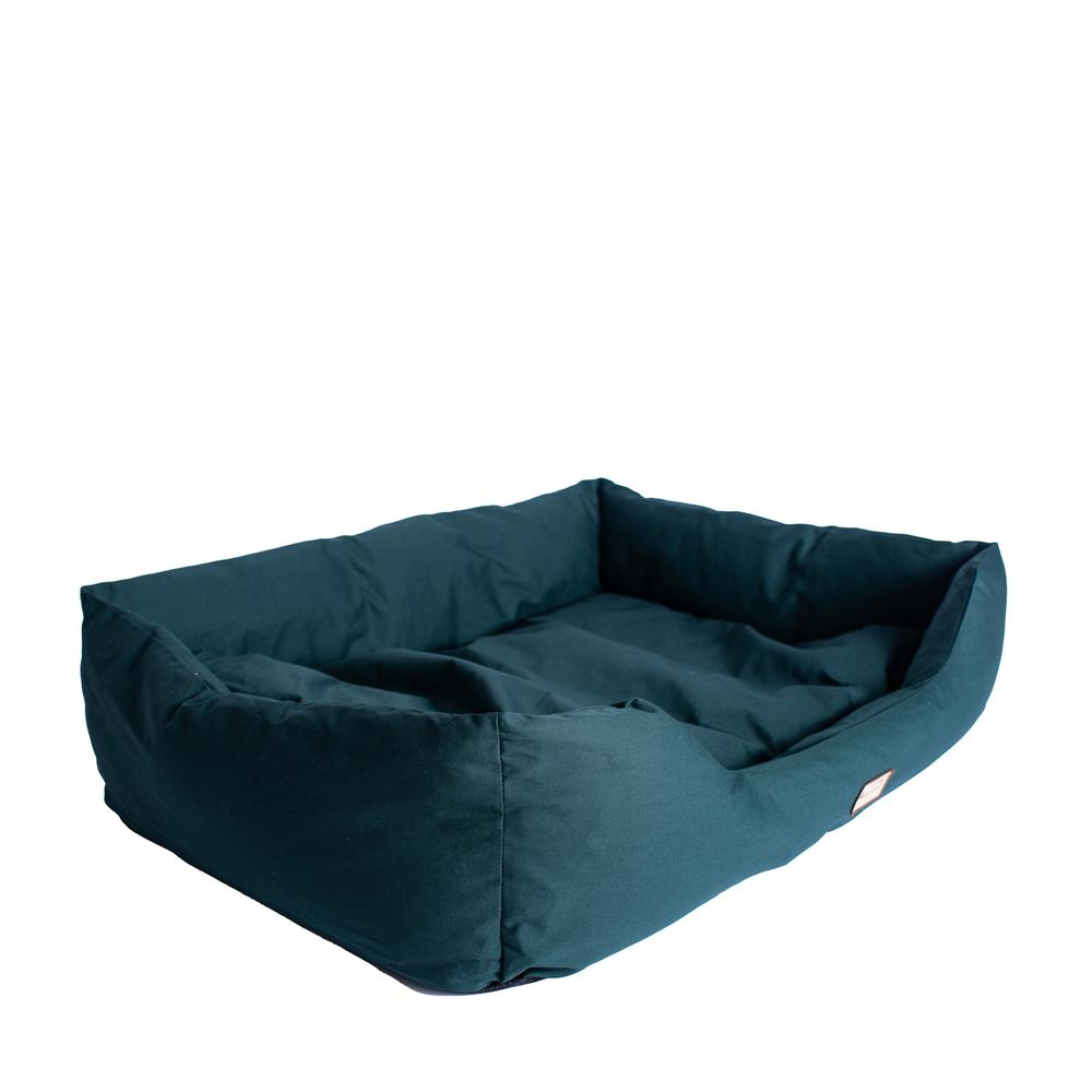 Cama grande para mascotas con refuerzo verde laurel - Armarkat D01FML-L