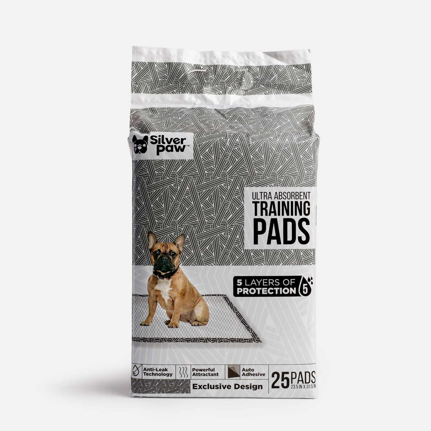 Printed Dog Training Pads - Ultra Adsorbing - Patented Silvershield Technology