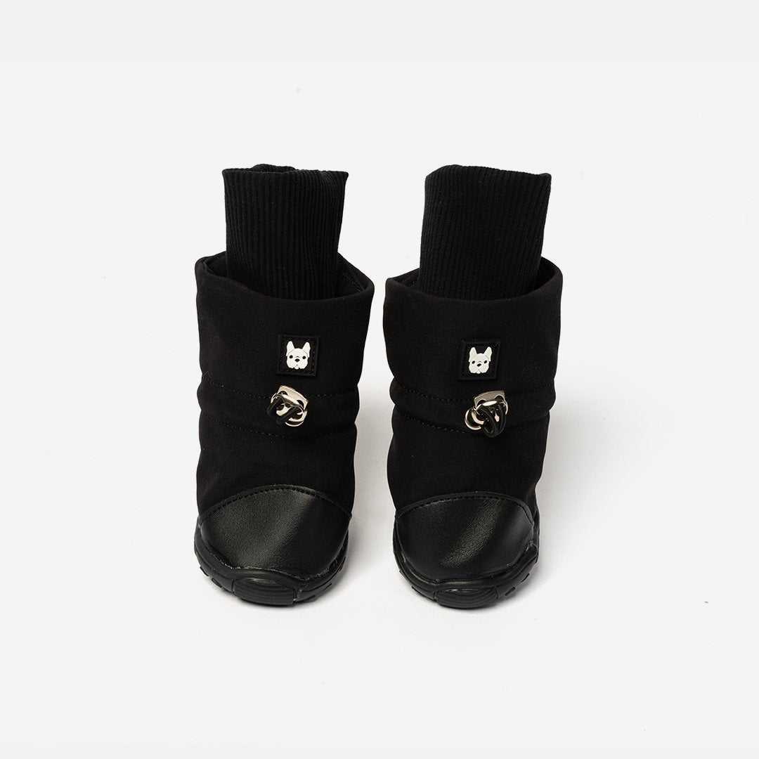 Botas para perros ajustables Morgan - Negro