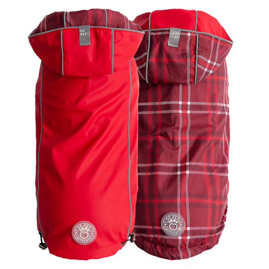 GF Pet Reversible Elasto-Fit Raincoat - Red