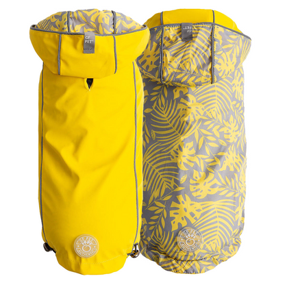 GF Pet Reversible Elasto-Fit Raincoat - Yellow