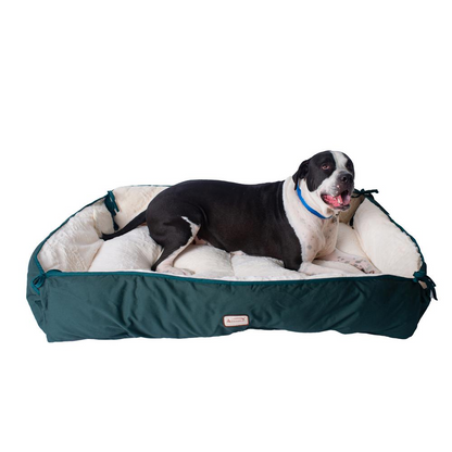 Armarkat Large Laurel Green & Ivory Pet Bed and Mat