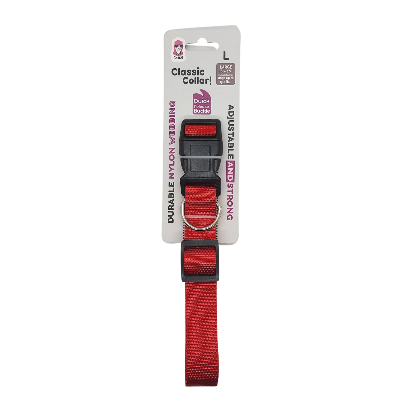 Quick Release Nylon Dog Collar