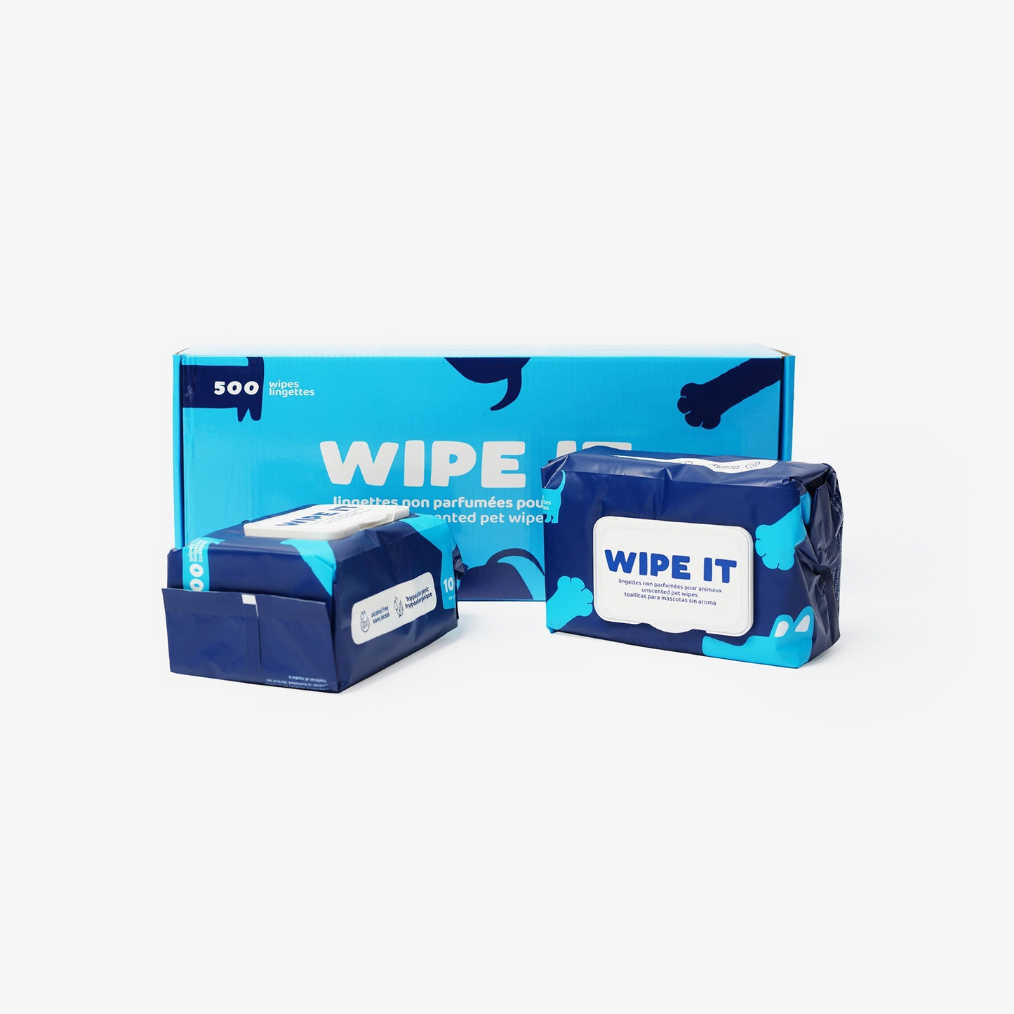 Wipe It 5 Pack Wipes (500 Wipes) - Keep Your Pet Clean and Fresh with Convenience