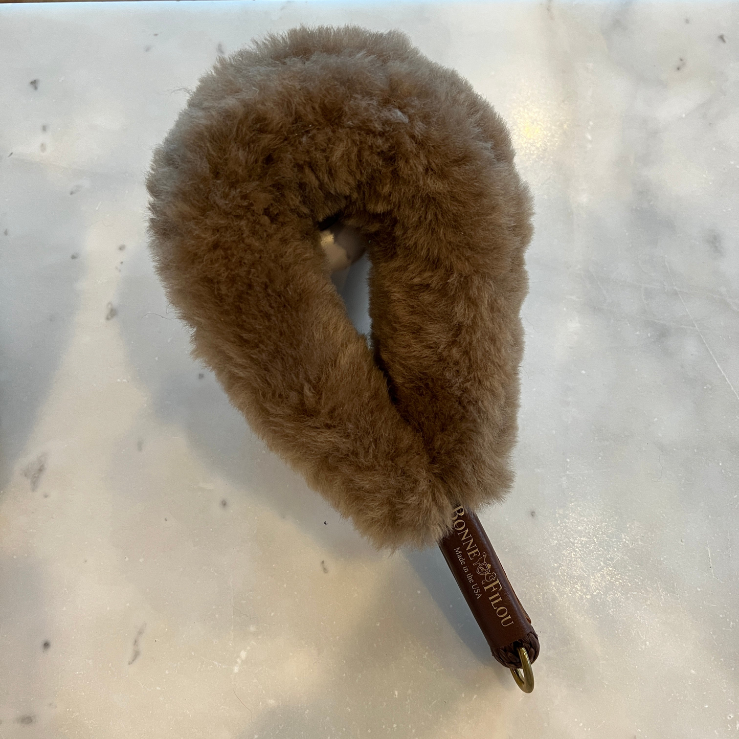 Bonne et Filou Shearling Fur Grip For Your Leash