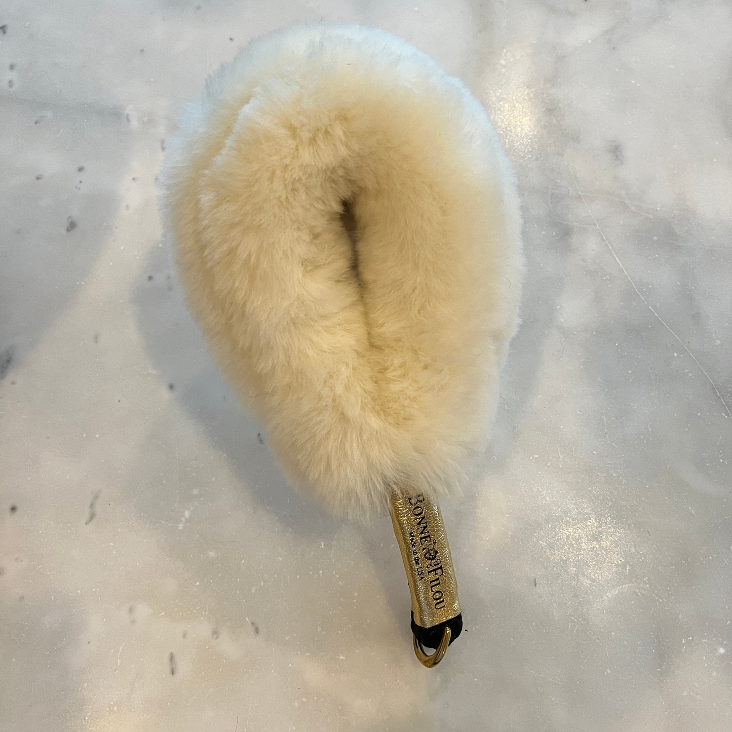 Bonne et Filou Shearling Fur Grip For Your Leash