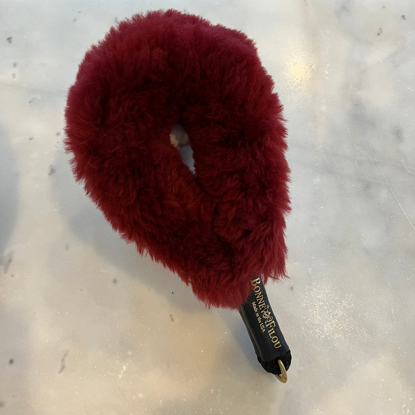 Bonne et Filou Shearling Fur Grip For Your Leash