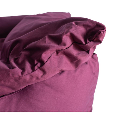 Armarkat Medium Burgundy Bolstered Pet Bed - Waterproof Canvas Pet Bed with Skid-Free Base