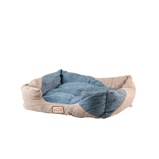 Cama de tapicería suave Armarkat C47 - Cama para mascotas tipo nido antideslizante ideal para cachorros