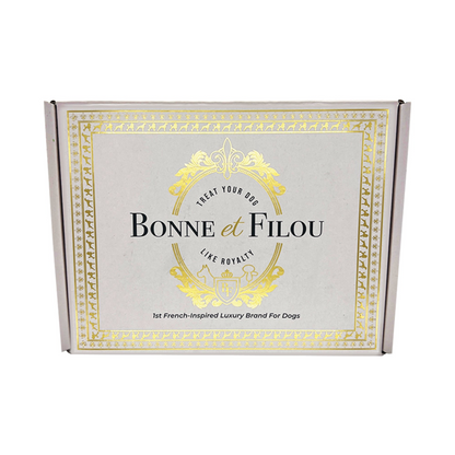 Bonne et Filou Congrats Themed Dog Treats Gift Box