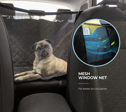 Funda para perro con hamaca para asiento trasero de coche