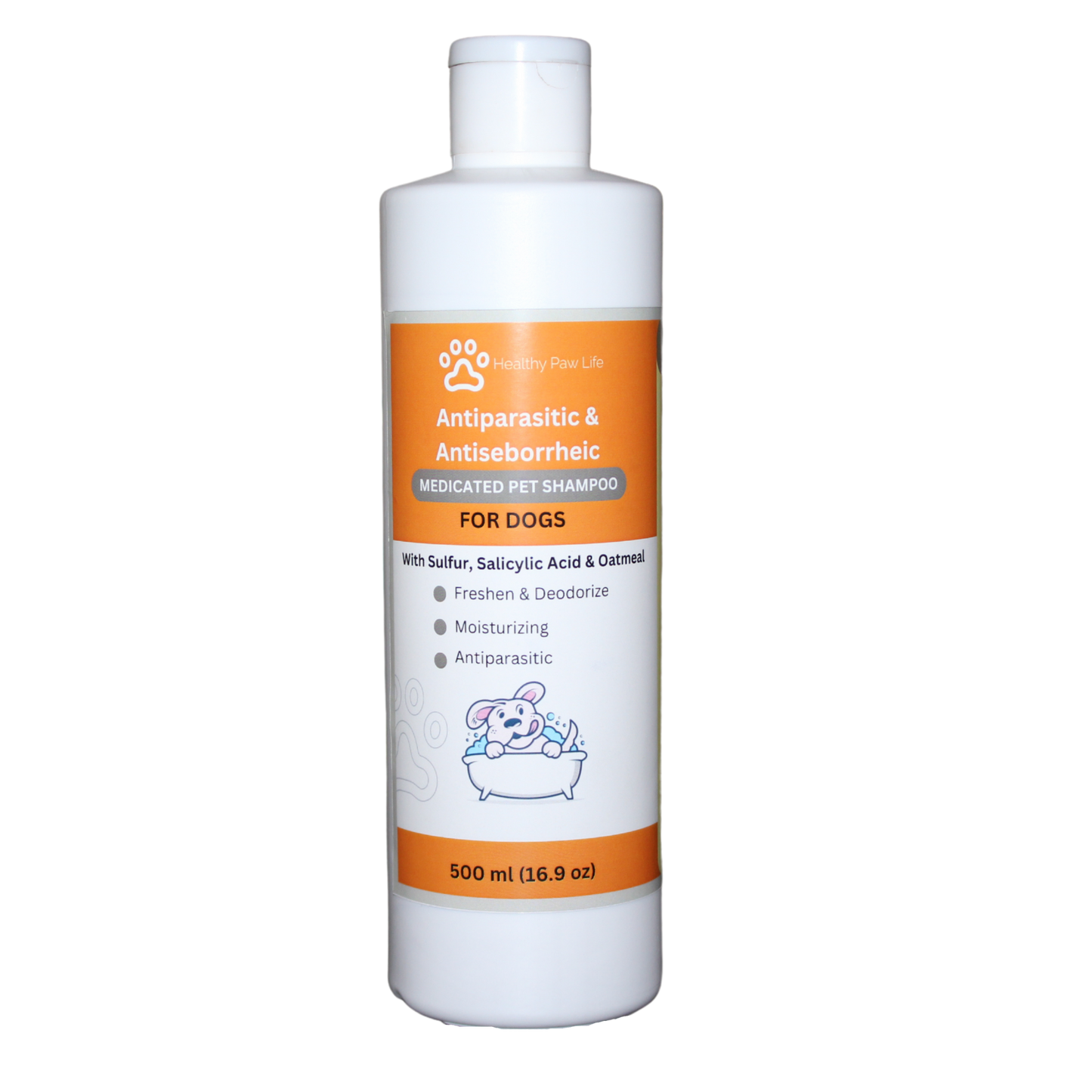 Healthy Paw Life Sulfur Salicylic Acid Oatmeal Dog Shampoo