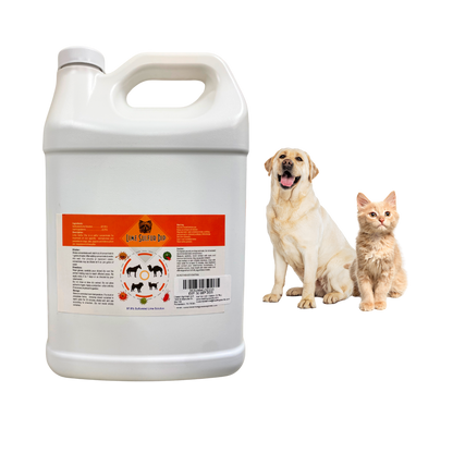 Healthy Paw Life: Dip de azufre y lima - Cuidado de mascotas para la piel seca y con picazón - Fórmula extrafuerte - Solución segura para perros, gatos, cachorros, gatitos y caballos