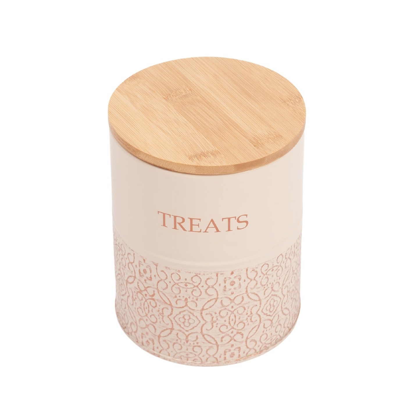 Dog Treat Canister Set - White Swan (2-Pack)