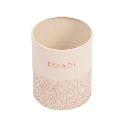 Dog Treat Canister Set - White Swan (2-Pack)