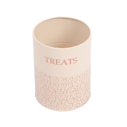 Dog Treat Canister Set - White Swan (2-Pack)