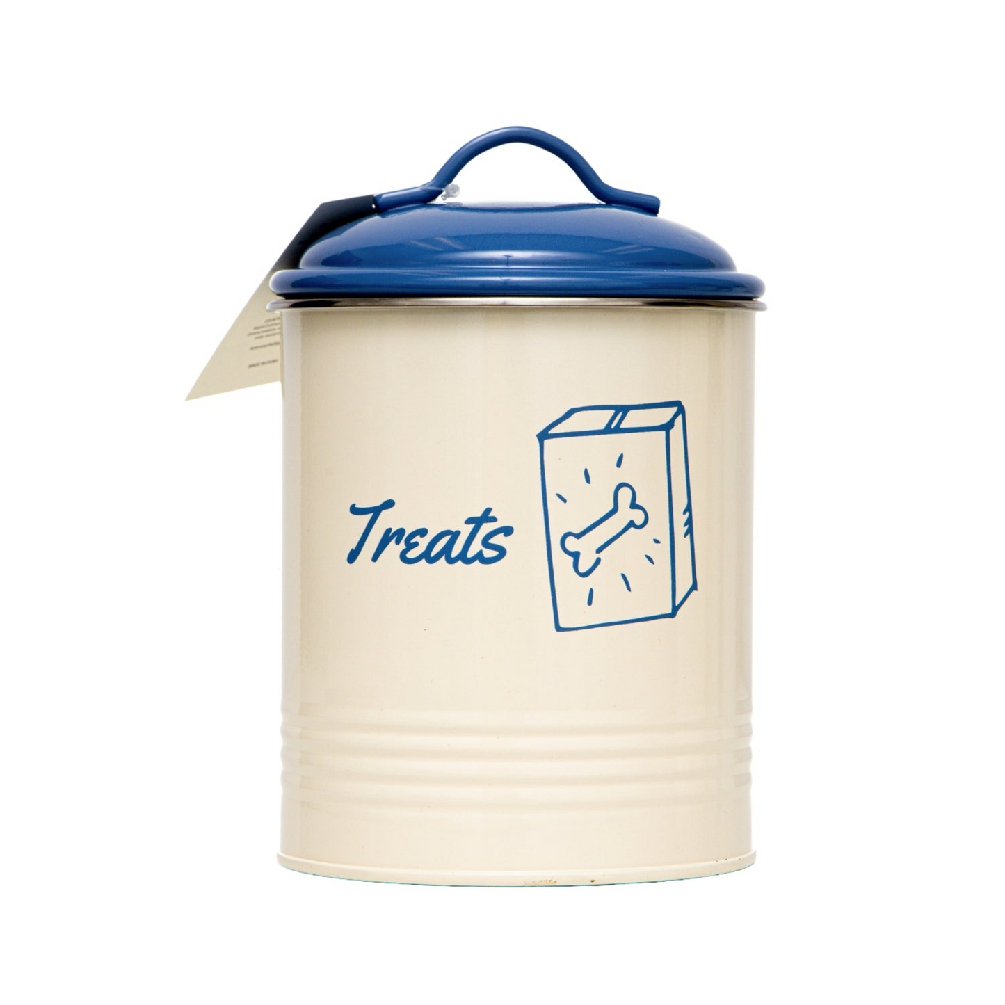 French Blue Pet Food & Treat Storage Canisters (Set of 3)