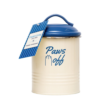 French Blue Pet Food & Treat Storage Canisters (Set of 3)