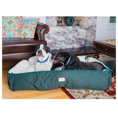 Armarkat Extra Large Pet Bed and Mat in Green & Ivory