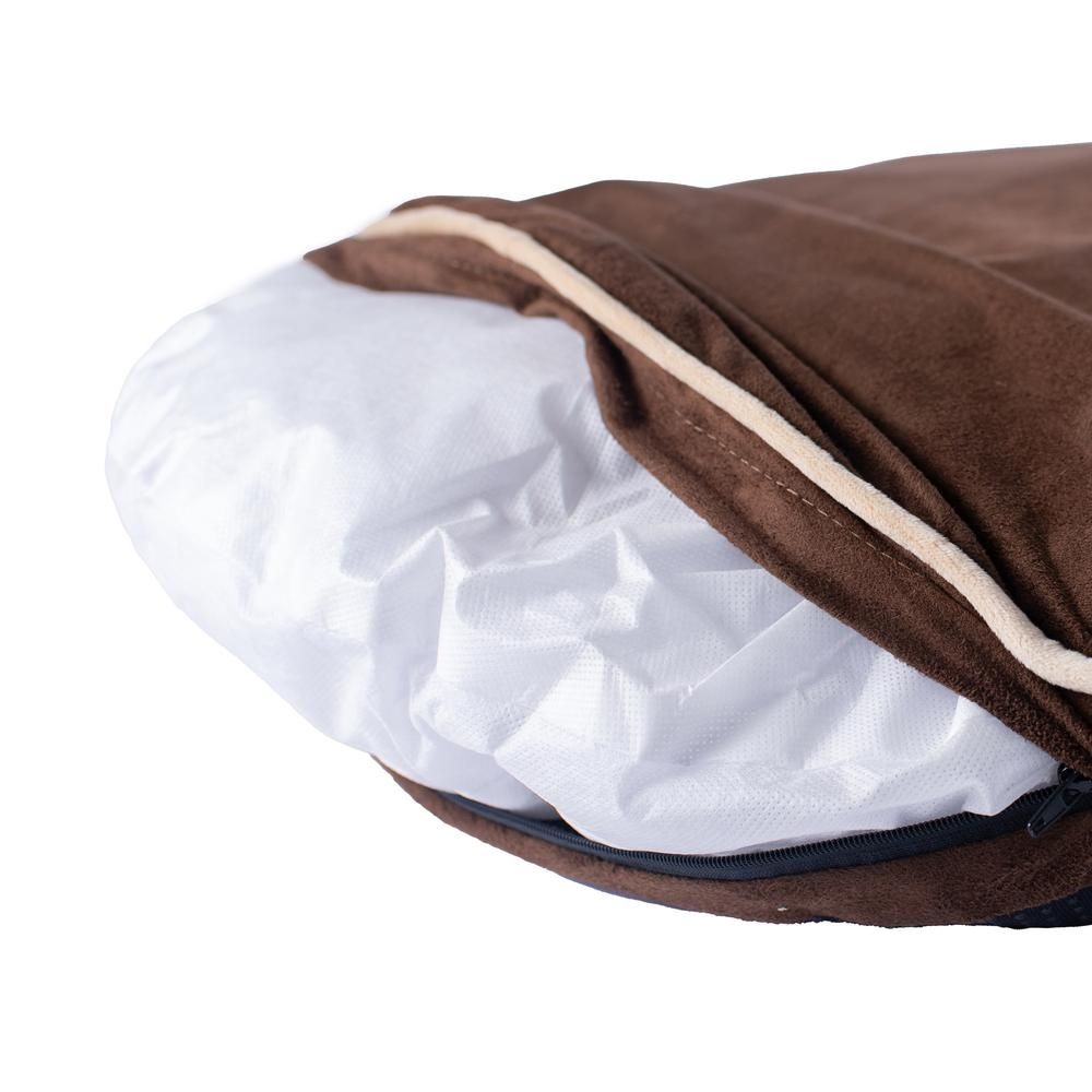 Armarkat Pet Bed Pad in Mocha - With Poly Fill Cushion