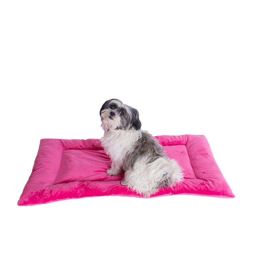 Armarkat Large Pet Bed Mat in Vibrant Pink - Plush Poly Fill Cushion for Dogs