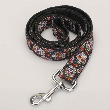 Multi-Colored Dog Seat Belt Tether/Collar/Leash