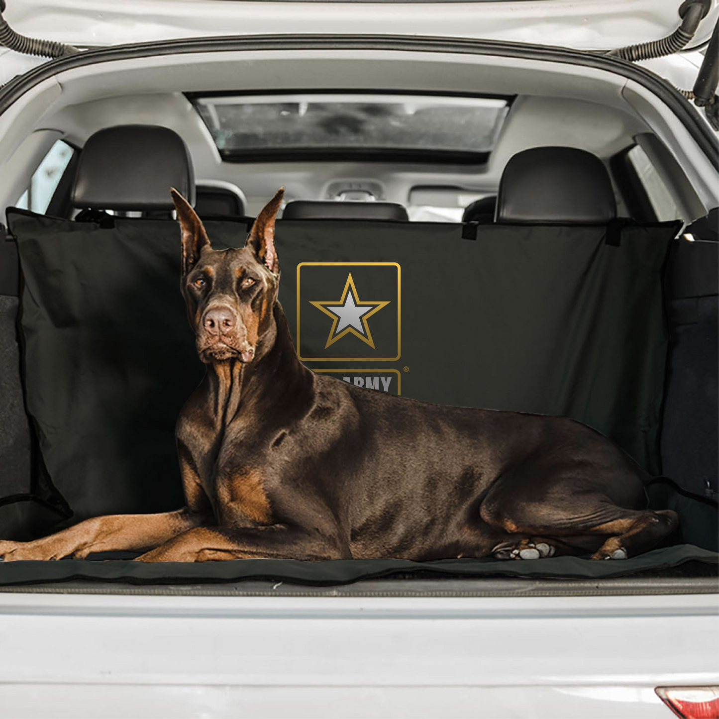 US Army Car or SUV Cargo Pet Cover in Dark Camo